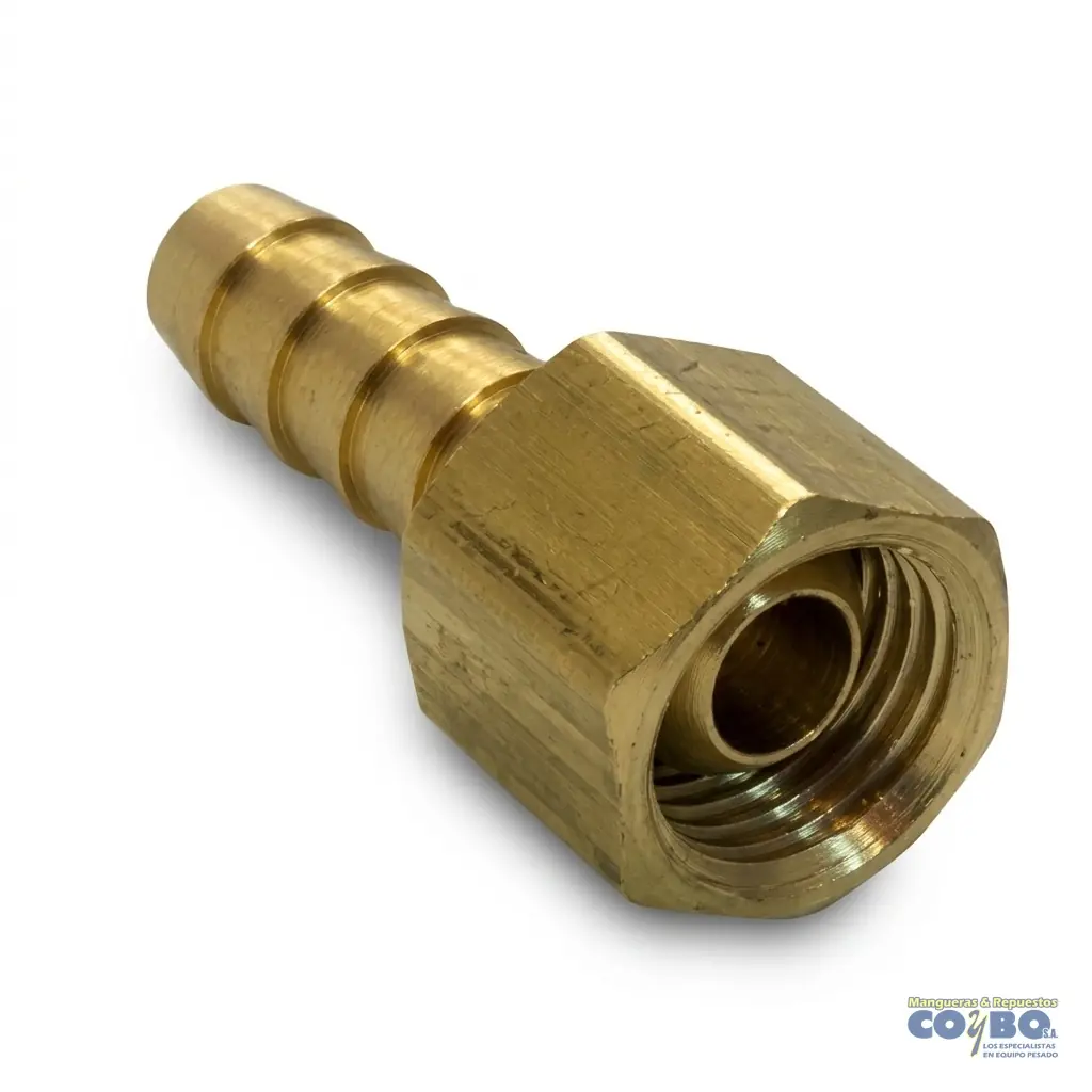 FITTING ESPIGA 3/8 A H 1/4 NPT GIRATORIO